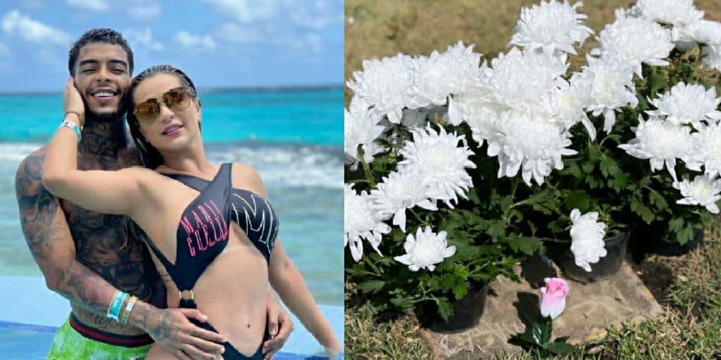 Deolane, viúva de MC Kevin, volta ao túmulo do marido e deixa recado destruidor: "Te encontro"