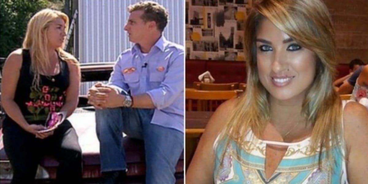 Silvania Maria durante participação no Caldeirão do Huck (Imagem: Montagem) 