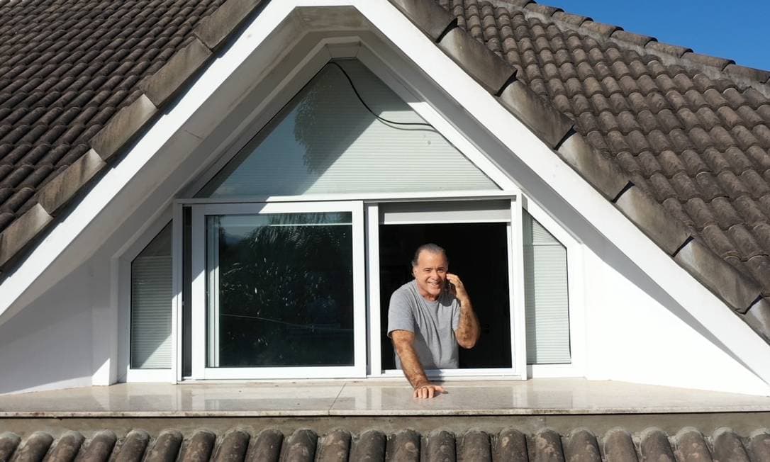 Tony Ramos em sua casa de campo (Foto: Divulgação) Tony Ramos em sua casa de campo (Foto: Divulgação)