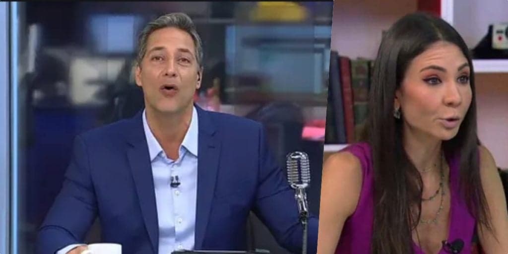 Lacombe, tirado às pressas do ar, vê barraco e Amanda Klein é agredida brutalmente por colega ao vivo: "Deixa"