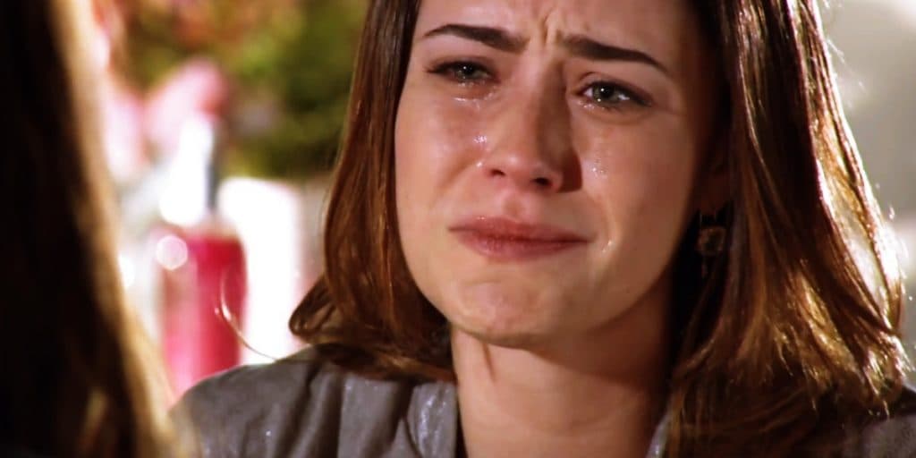 A Vida da Gente - Ana chuta amor de Rodrigo e dispara chorando: "Talvez não seja do nosso destino ficar junto"