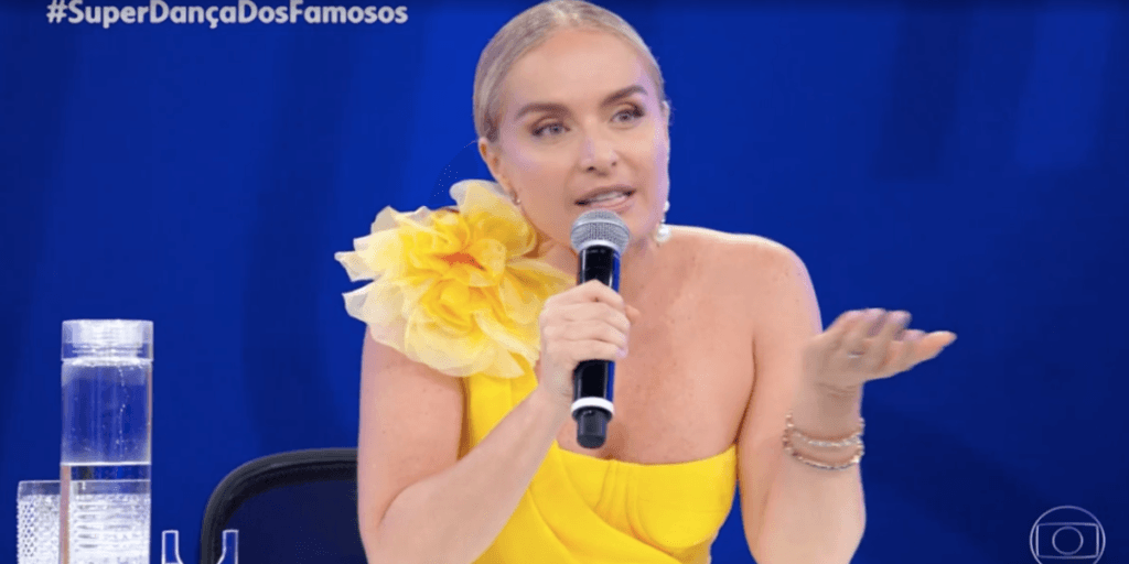 Angélica arrebenta protocolos, para Domingão e dá recado a Faustão na cara de Tiago Leifert: "Deixa eu"