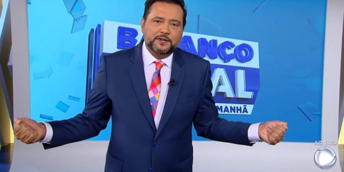 Geraldo Luís no "Balanço Geral Manhã" (Foto: Reprodução/Record)