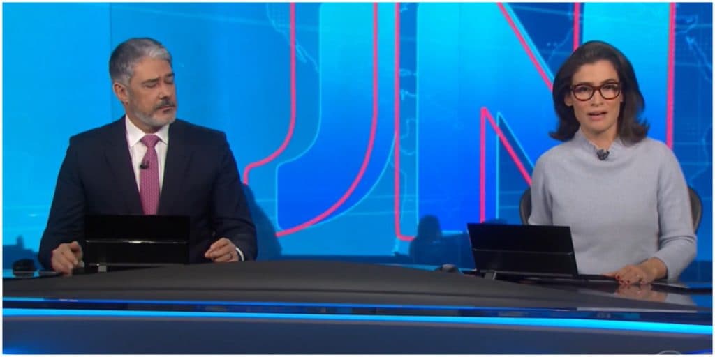Bonner, colega de Renata Vasconcellos no JN, abre o jogo e escancara treta na Globo: "Começou a brigar"
