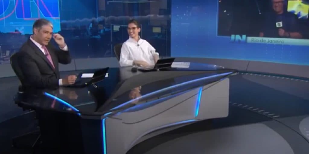 Vaza áudio com gemido no jornal da Globo e Bonner arranca ponto no Jornal Nacional: "Estamos surdos"