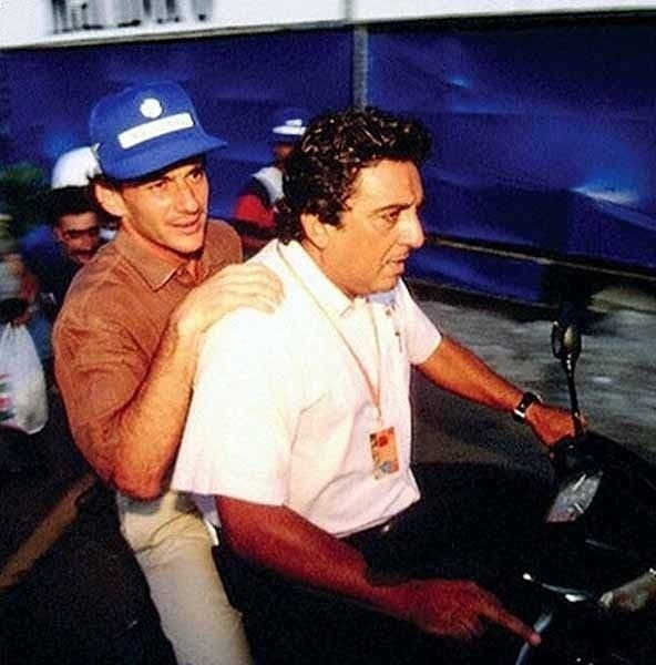 Ayrton Senna e Galvão Bueno eram muito amigos (Foto: Reprodução) Ayrton Senna e Galvão Bueno eram muito amigos (Foto: Reprodução)