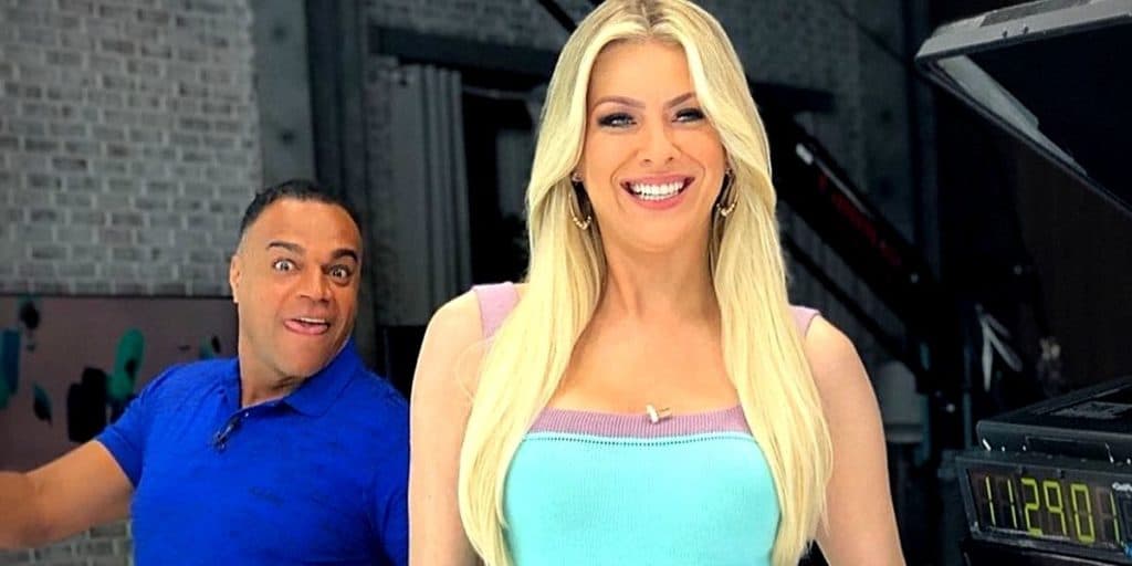 Renata Fan detona amor por Denílson, relação e esposa invade Band ao vivo com recado: "Cara toda inchada"