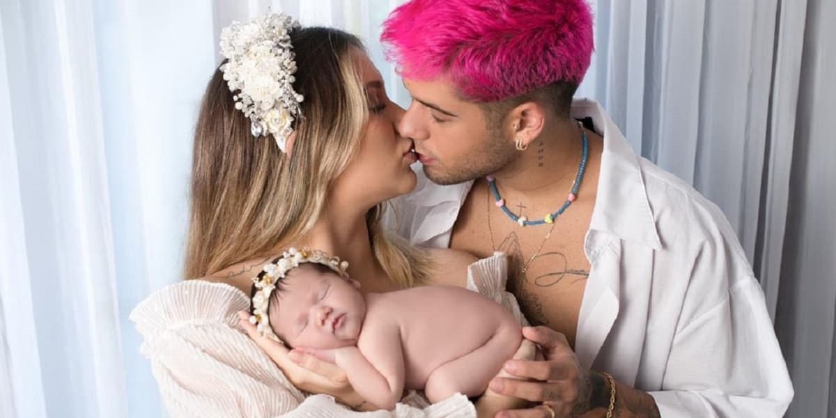 Virgínia Fonseca, Zé Felipe e Maria Alice. Famosa fala sobre gravidez  (Foto: Reprodução)