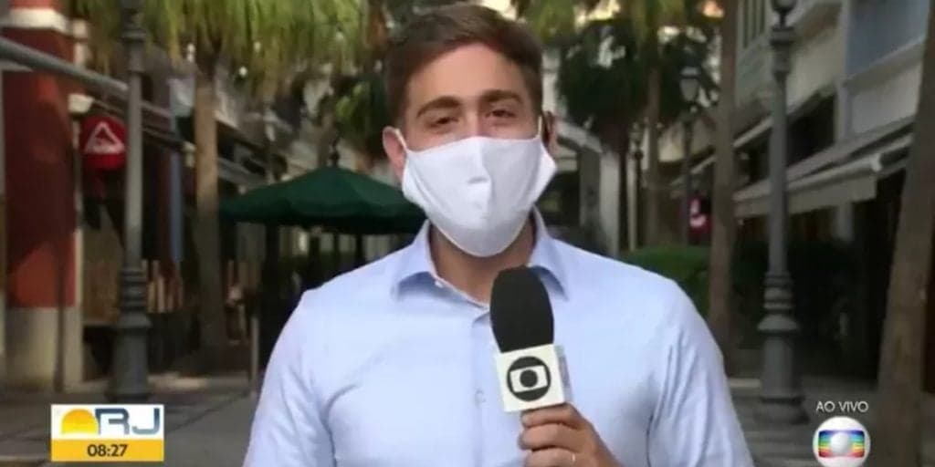Repórter da Globo interrompe telejornal, se declara para o marido ao vivo e sofre ataque: "Homofobia"
