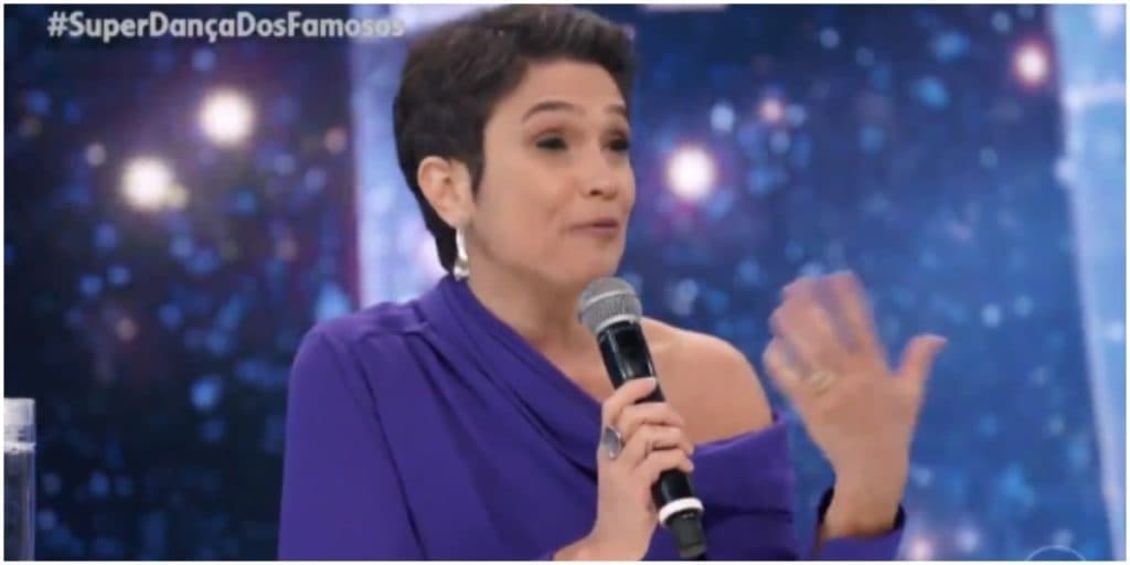 Sandra Annenberg cai no choro no Faustão, dá notícia sobre filha e lamenta: "Muito triste"