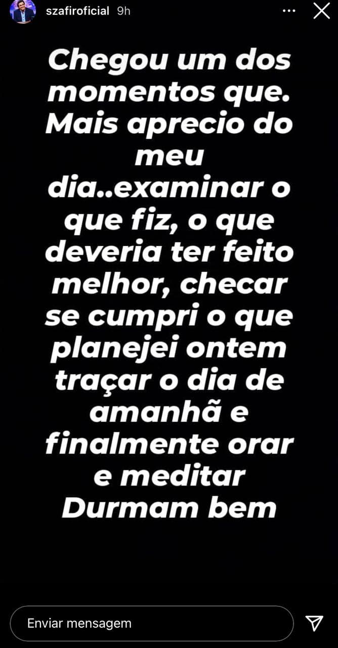 Luciano Szafir se despede em comunicado comovente após ter família chamada ao hospital: "Chegou o momento" Luciano Szafir se despede em comunicado comovente após ter família chamada ao hospital: "Chegou o momento"
