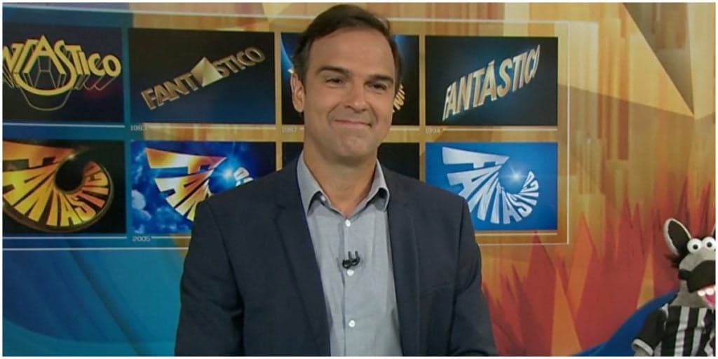 Tadeu Schmidt surge completamente deformado no Fantástico e assusta público: "Pescoço e a testa"