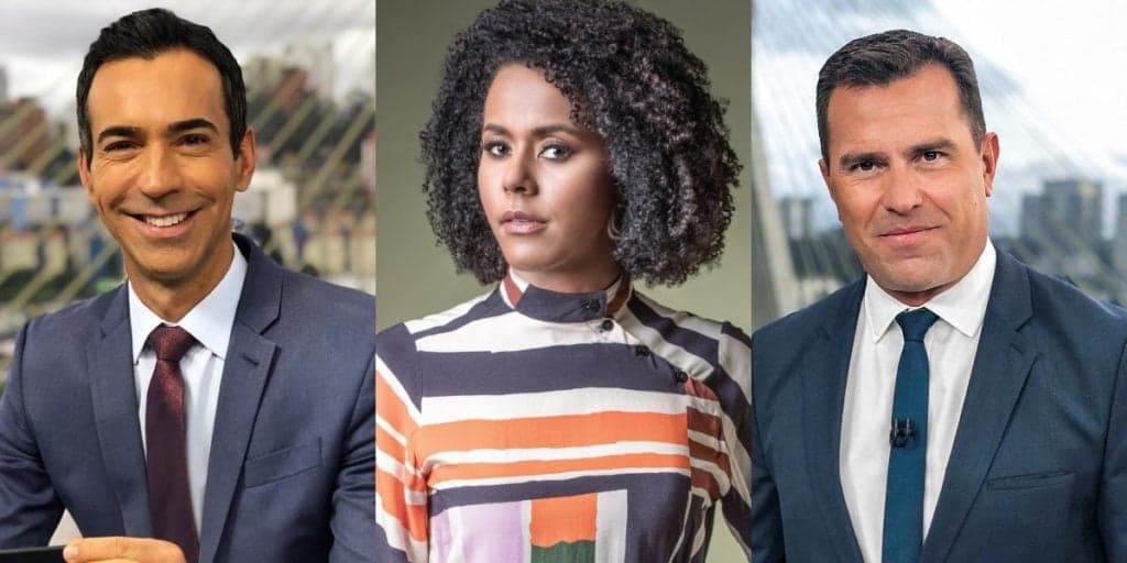 Tralli, Maju e Bocardi travam guerra para substituir Bonner no JN; saiba quanto é o salário deles na Globo