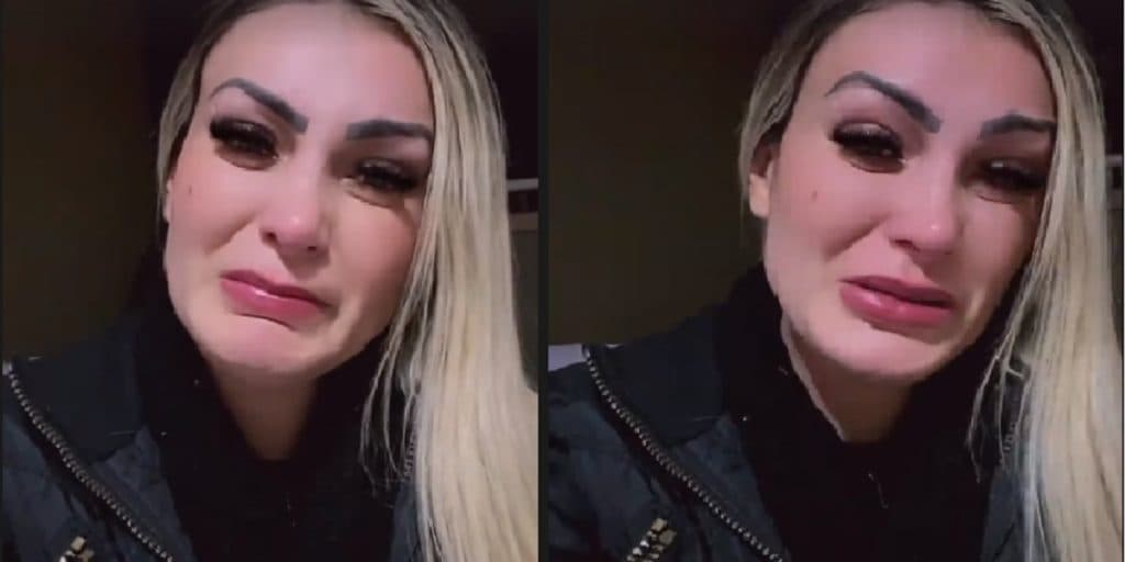 Andressa Urach chega ao fundo do poço, surge aos prantos e implora dinheiro para criar filho: "Humilhada"