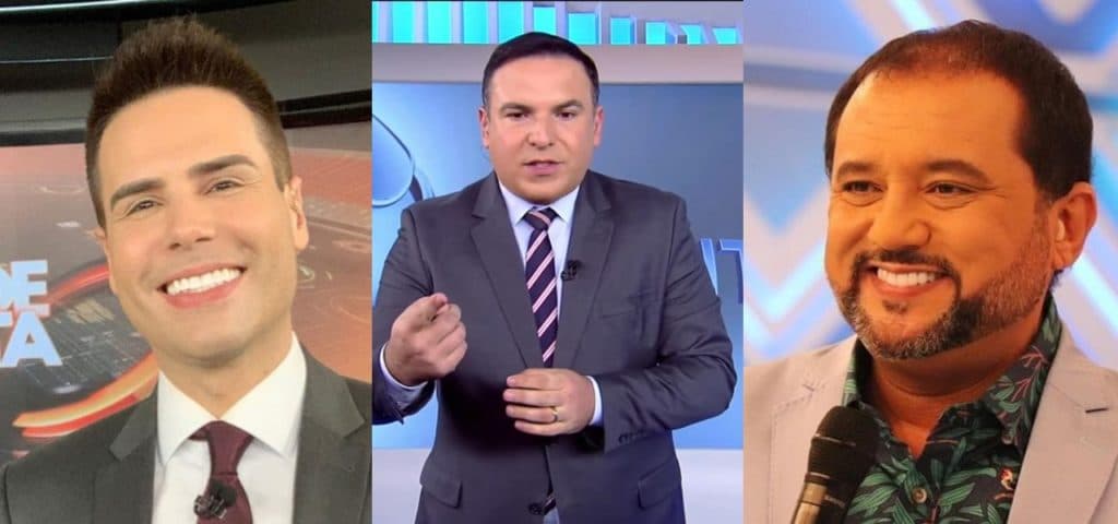 Bacci, Gottino e Geraldo Luís: Âncoras são desmascarados na Record e se estapeiam por ciúmes nos corredores