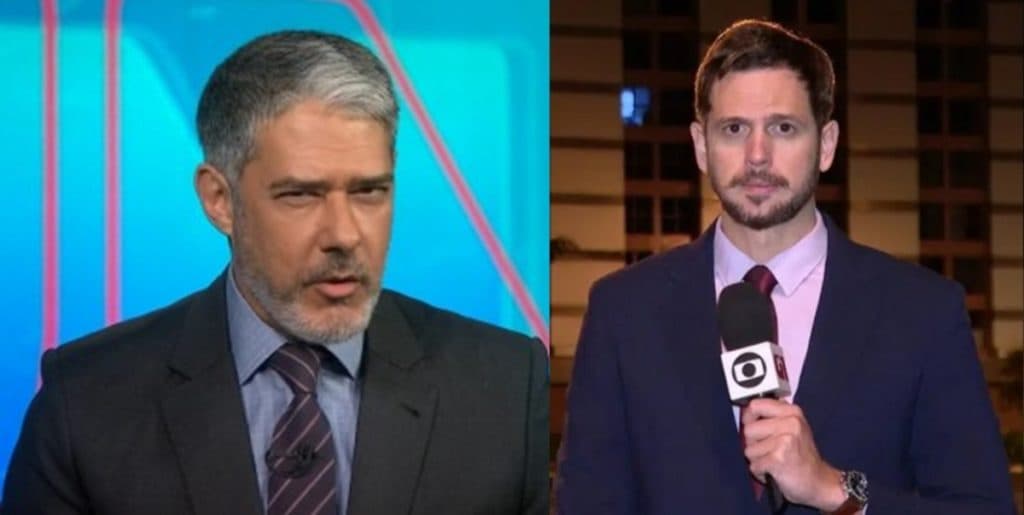 Repórter do JN faz vídeo com colega