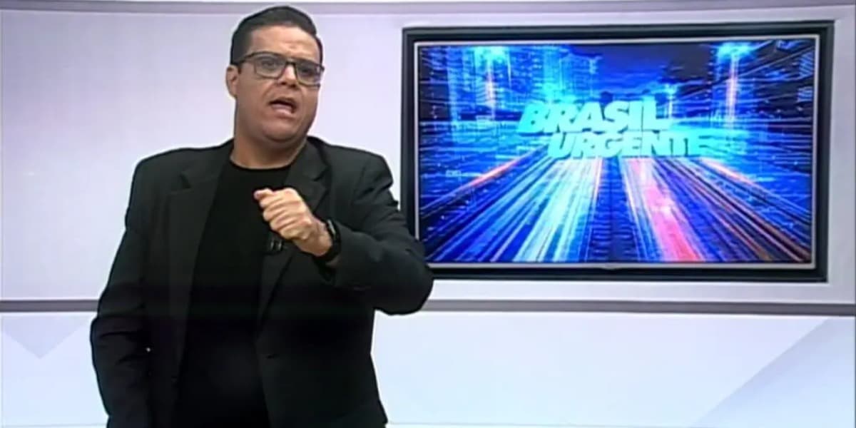 Apresentador da Band se revoltou ao vivo e saiu do ar (Foto: Reprodução)