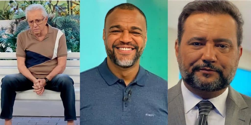 Carlos Alberto perde estrela da Praça pra Globo, Denilson expõe saída do Jogo Aberto e Geraldo Luís pelado com homem