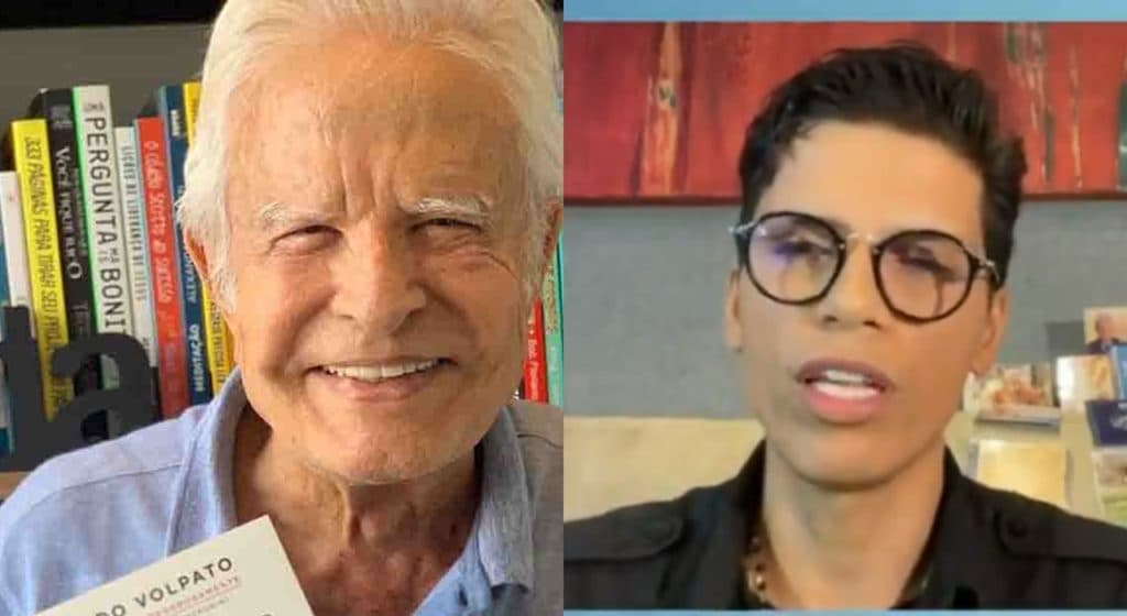 Cid Moreira e o filho Roger Moreira