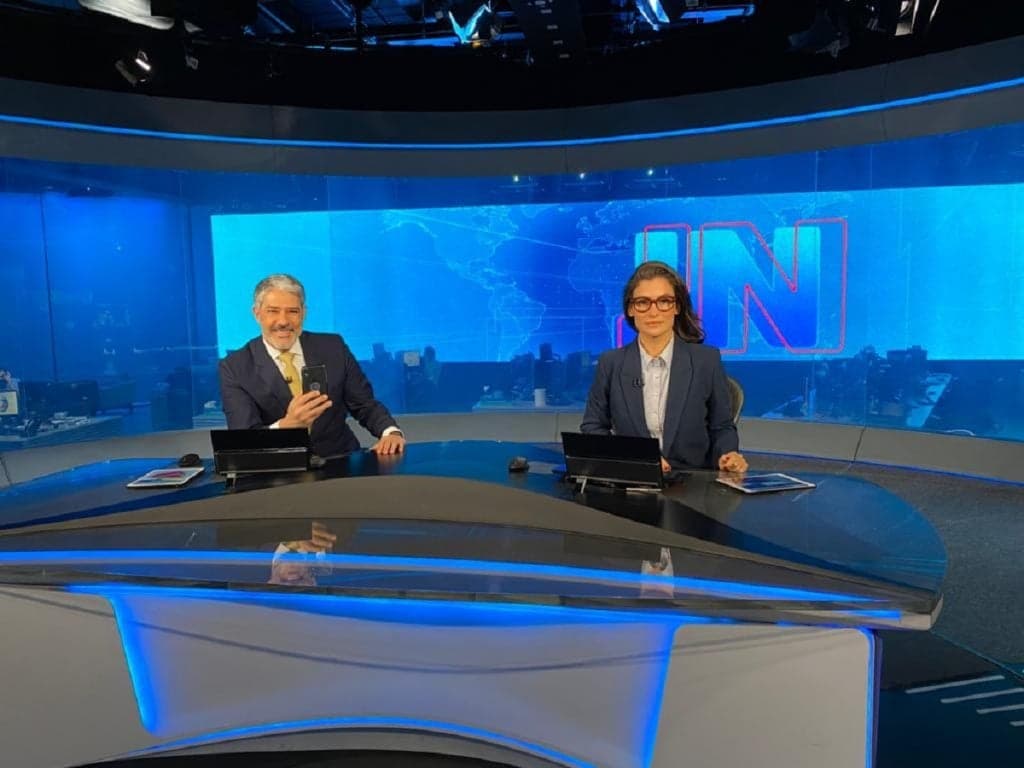 William Bonner aguarda retorno de Renata ao JN para comunicar adeus: "Não tem que pedir desculpa"