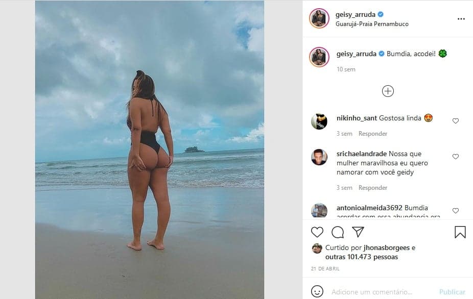 Calcinha engolida por bumbum gigante (Goto: Reprodução)