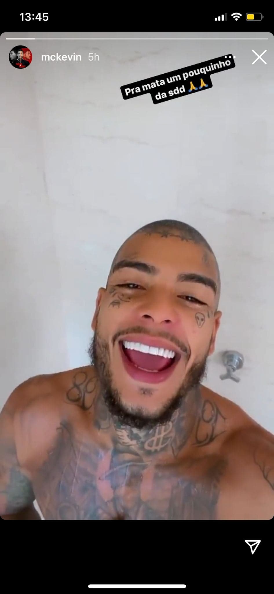 Mc Kevin ressurge em Instagram (Reprodução)