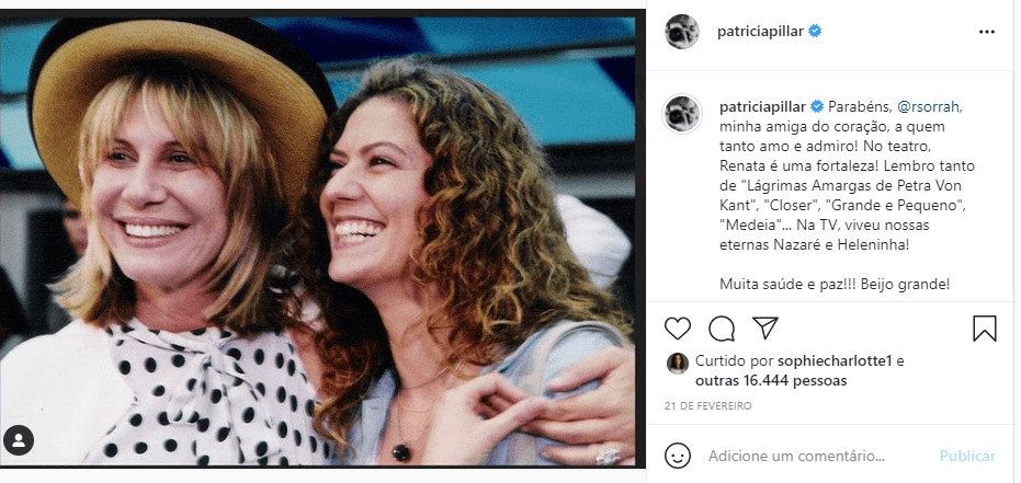 Patrícia Pillar e Renata Sorrah