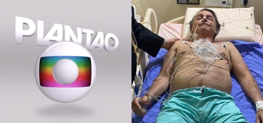Plantão Globo interrompe programação e âncora anuncia o pior com Bolsonaro: "Sedado e transferido"