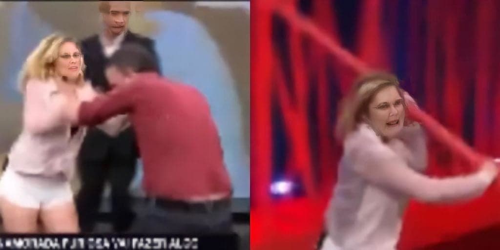 Mulher descobre traição, invade RedeTV! e quebra estúdio de João Kleber inteiro; veja vídeo