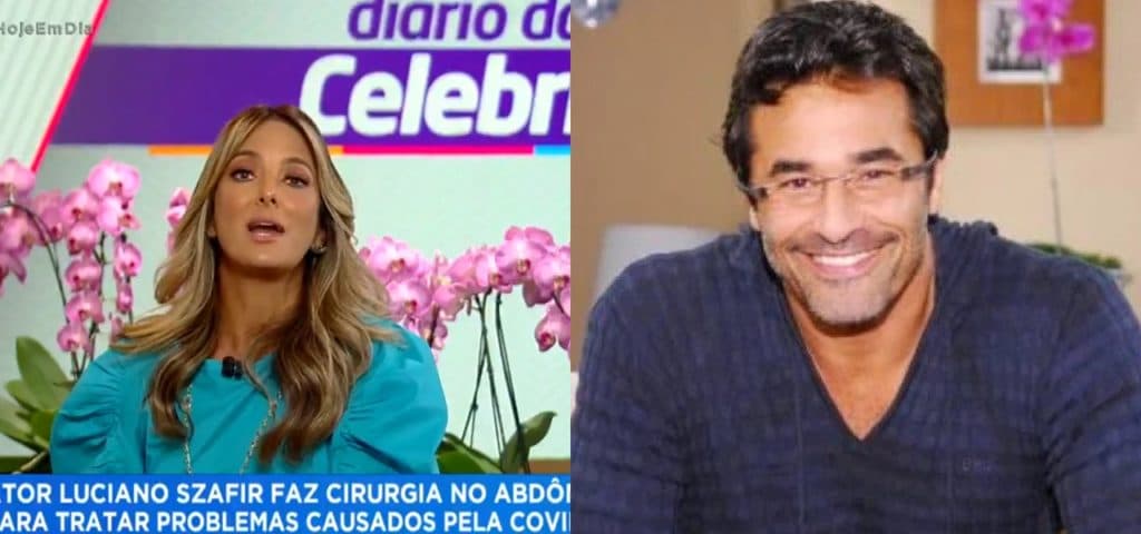 Ticiane Pinheiro interrompe Hoje Em Dia para dar grave notícia de Luciano Szafir: "Acabamos de receber"
