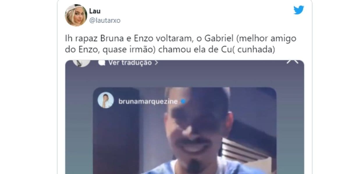 Após se deparar com Neymar acompanhado de outra mulher, Bruna Marquezine surge com Enzo Celulari: "Meu" Após se deparar com Neymar acompanhado de outra mulher, Bruna Marquezine surge com Enzo Celulari: "Meu"