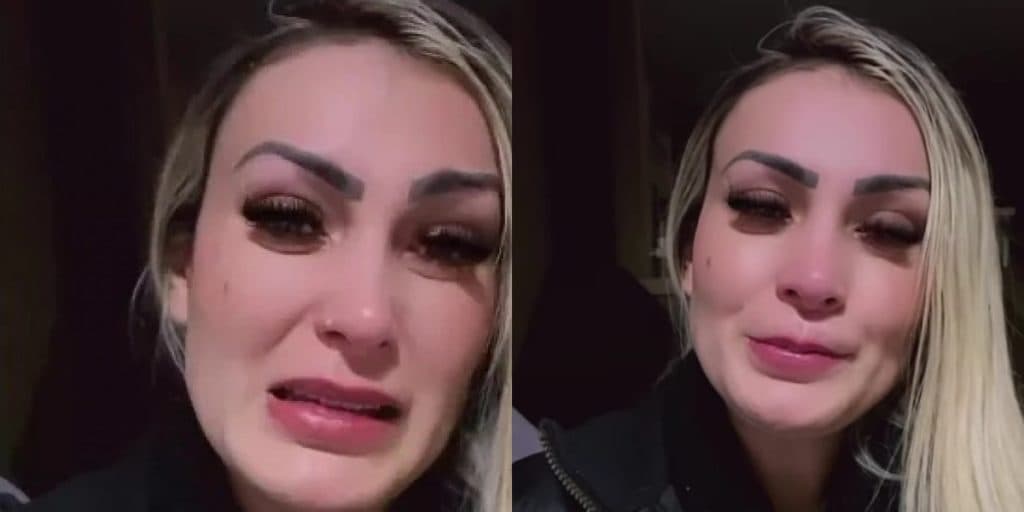 Andressa Urach expõe miséria, suplica por ajuda e vai aos prantos: "Fundo do poço"