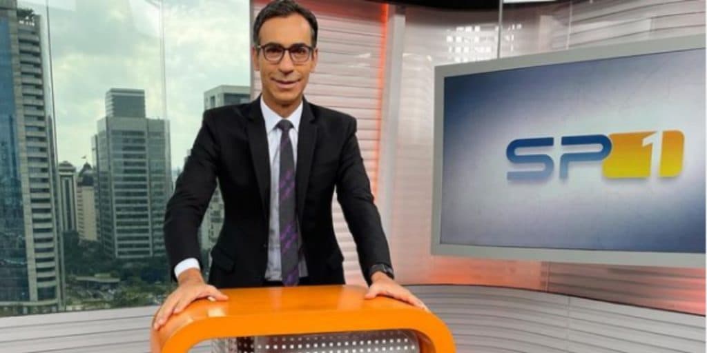 César Tralli é flagrado com mulher em estúdio da Globo, gritaria toma conta e imagem íntima vaza: "Continua"