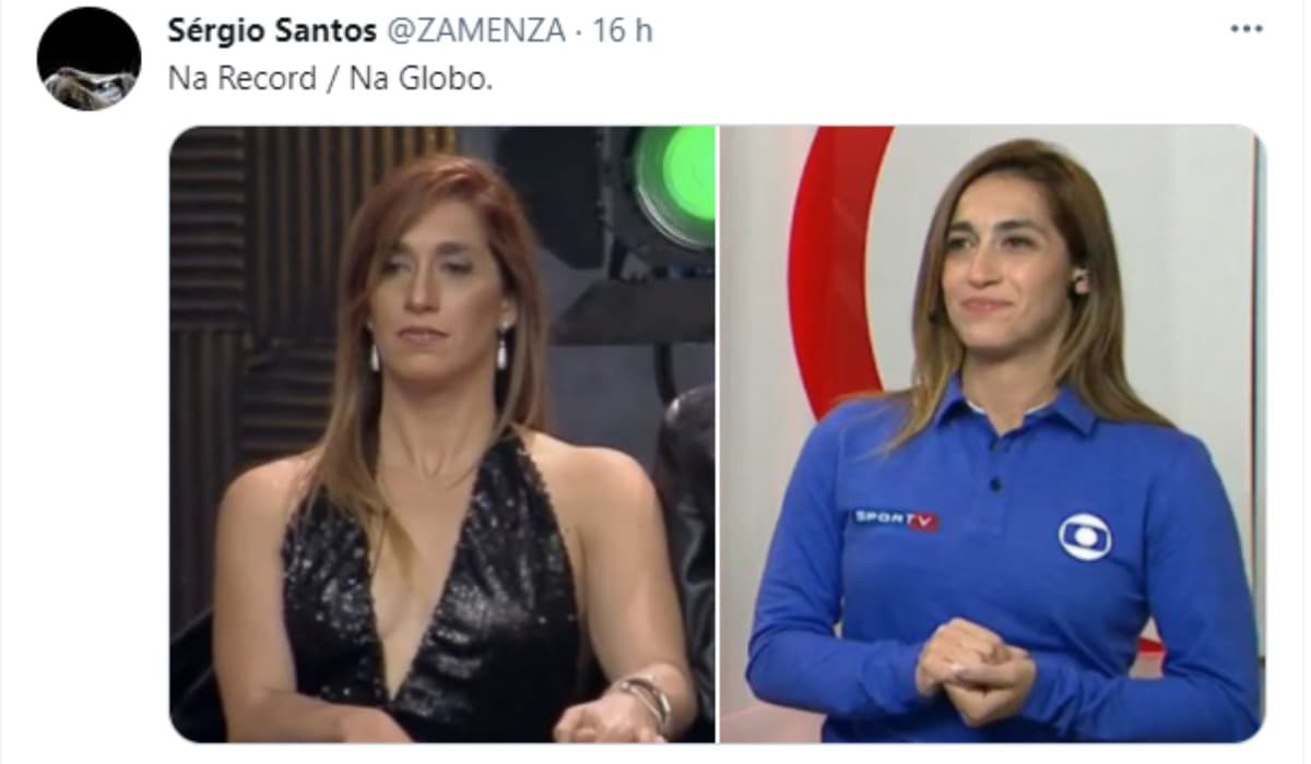 Daniele Hypólito virou comentarista da Globo após fim do Power Couple (Foto: Reprodução)