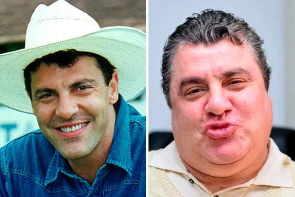 Gerson Brenner antes e depois do assalto - Reprodução Gerson Brenner antes e depois do assalto - Reprodução