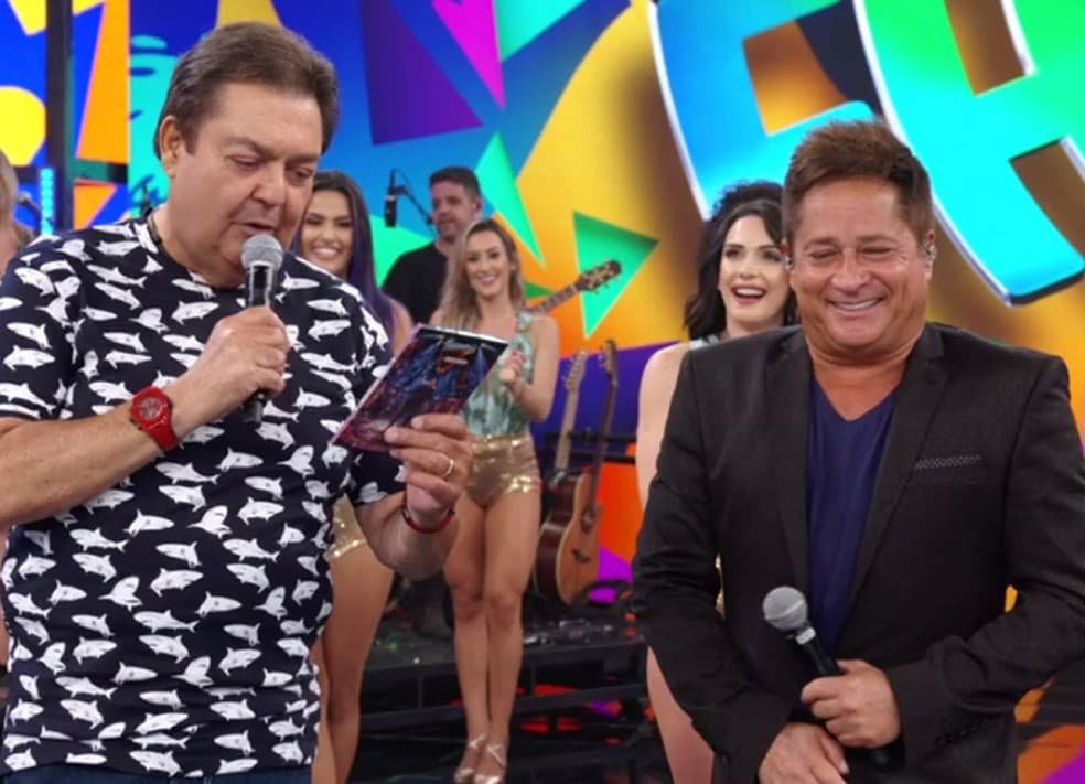 Faustão convoca Leonardo para estreia na Band - Reprodução