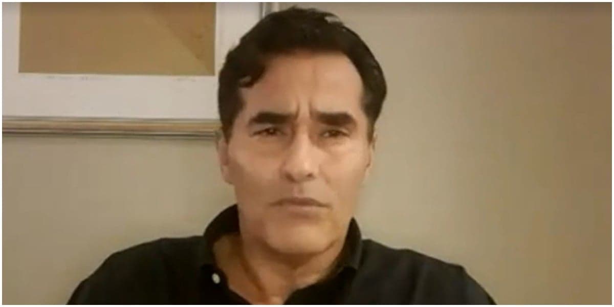 O ator Luciano Szafir em entrevista ao Fantástico - Foto: Reprodução