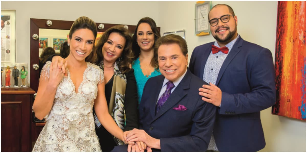 Silvio Santos e sua família no SBT - Foto: Reprodução Silvio Santos e sua família no SBT - Foto: Reprodução