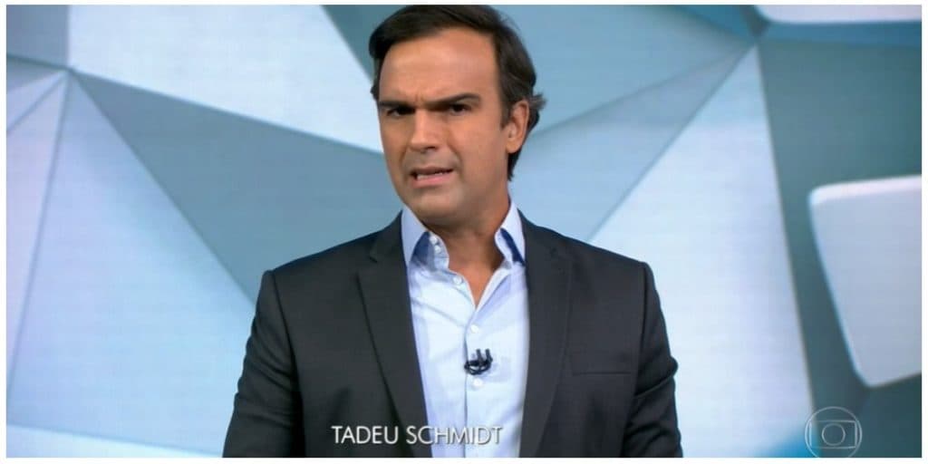 Tadeu Schmidt entra às pressas na Globo, olha firme pra câmera do Fantástico e faz anúncio cruel: "Tragédia"
