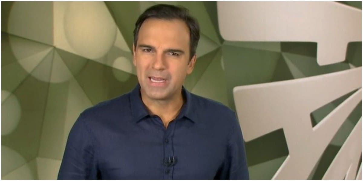 Tadeu Schmidt surgiu com notícia sobre Luciano Szafir - Foto: Reprodução