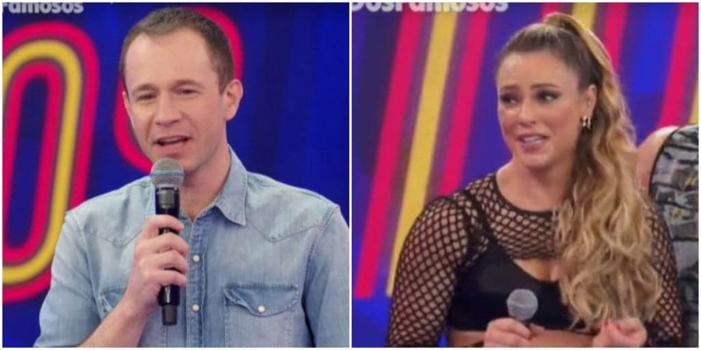 Tiago Leifert, sem vergonha, faz comentário sobre Paolla Oliveira e repercute: "Batendo"