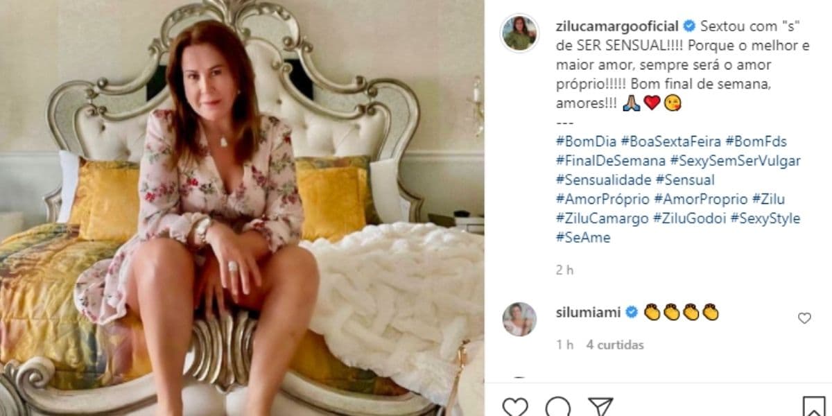 Zilu tem flagra na cama aos 63, arreganha as pernas e escandaliza com parte íntima explodindo pra fora: "Delícia" Zilu tem flagra na cama aos 63, arreganha as pernas e escandaliza com parte íntima explodindo pra fora: "Delícia"