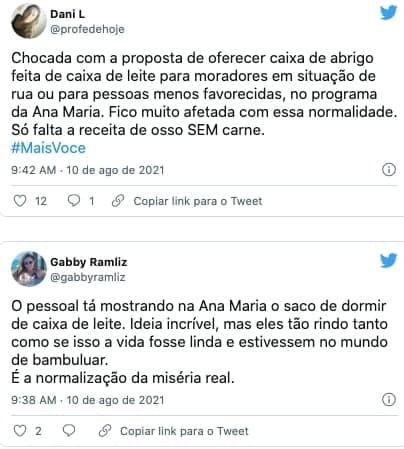 Repórter de Ana Maria é criticado por reportagem (Reprodução) Repórter de Ana Maria é criticado por reportagem (Reprodução)