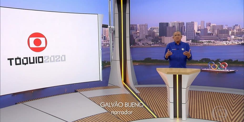 Cenário virtual da Globo sai do lugar ao vivo e 'engole' comentaristas durante transmissão