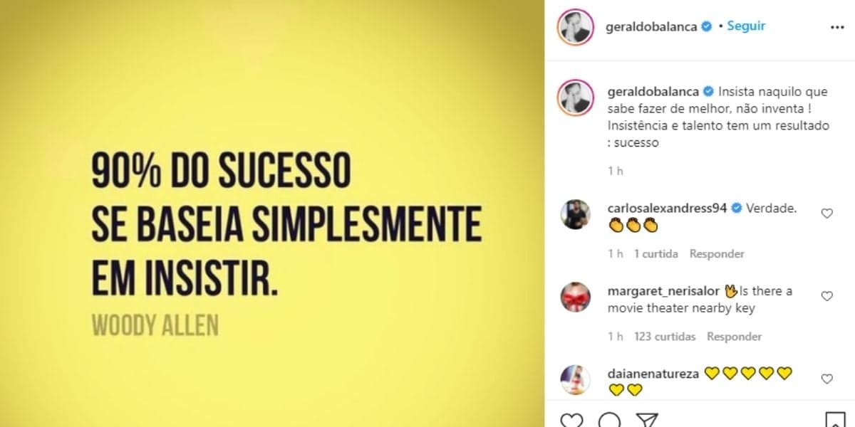 Geraldo Luís, após anunciar saída da Record e se despedir oficialmente, confirma decisão: "Se baseia em insistir"