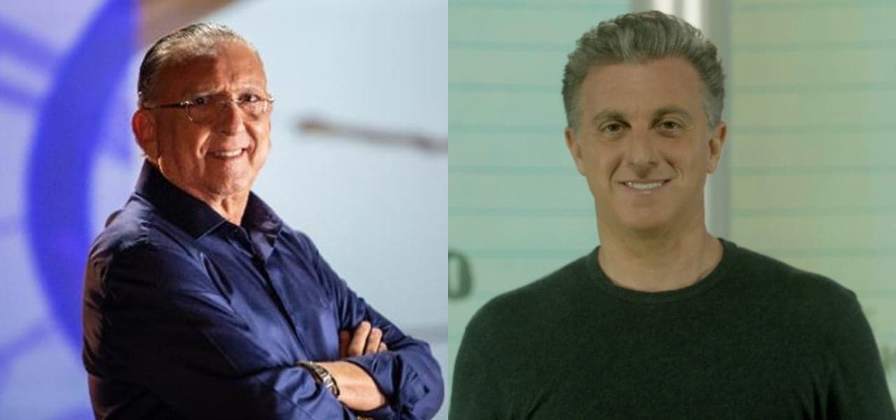 Galvão Bueno e Luciano Huck Galvão Bueno e Luciano Huck