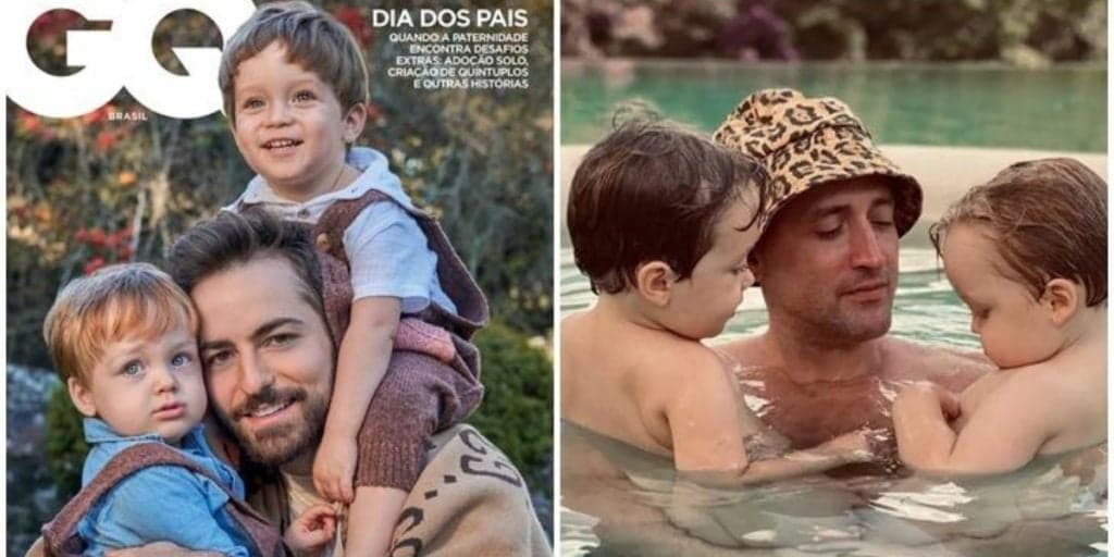 Detalhe desconhecido por trás de capa de revista de Thales Bretas e filhos deixa fãs de Paulo Gustavo revoltados