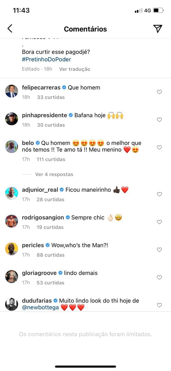 Thiaguinho recebe declarações de amigos (Reprodução) Thiaguinho recebe declarações de amigos (Reprodução)