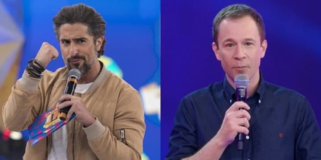 "Impondo", Tiago Leifert surge deitado, expõe Marcos Mion na Globo e confirma notícia: "Já era"
