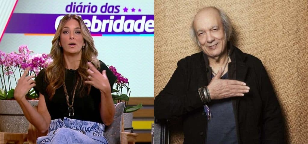 Ticiane Pinheiro interrompe o Hoje Em Dia e dá notícia urgente de Erasmo Carlos na Record: "Aos 80 anos"